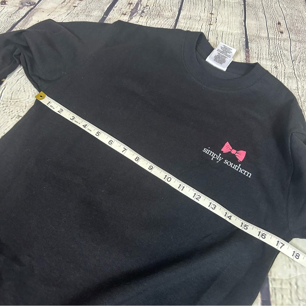 Simply Southern state of mind black long sleeve t-shirt - Picture 9 of 11